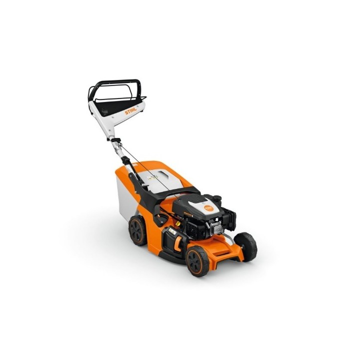 STIHL RM443V 139cc petrol lawnmower, 41cm cutting width, 52L grass catcher | Newgardenmac.com