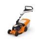 STIHL RM443V 139cc petrol lawnmower, 41cm cutting width, 52L grass catcher