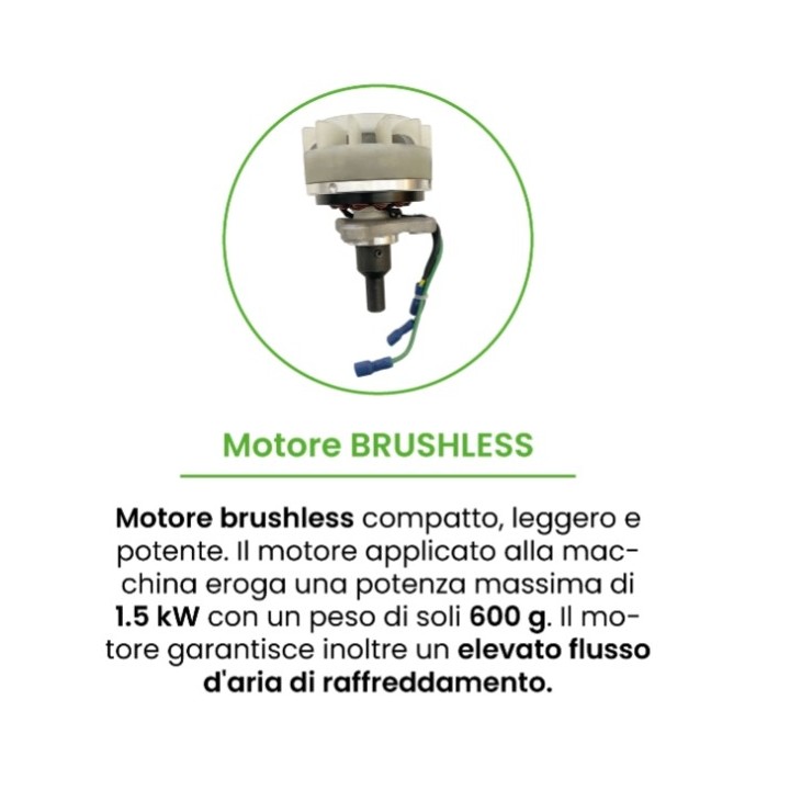 Podadora de pértiga a batería sin escobillas ACTIVE MTP SCORPION SR 1500W, peso 4,5 kg | Newgardenmac.com