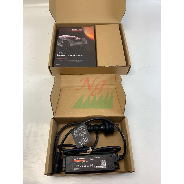 SUNSEEKER X3 Gen 2 robot lawnmower 800m2 nRTK + VSLAM Wi-Fi - Bluetooh - 4G | Newgardenmac.com