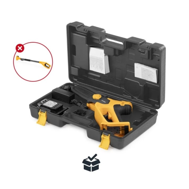 Cizalla y sierra de poda STIGA PR 100e Kit con batería 2 Ah y cargador | Newgardenmac.com
