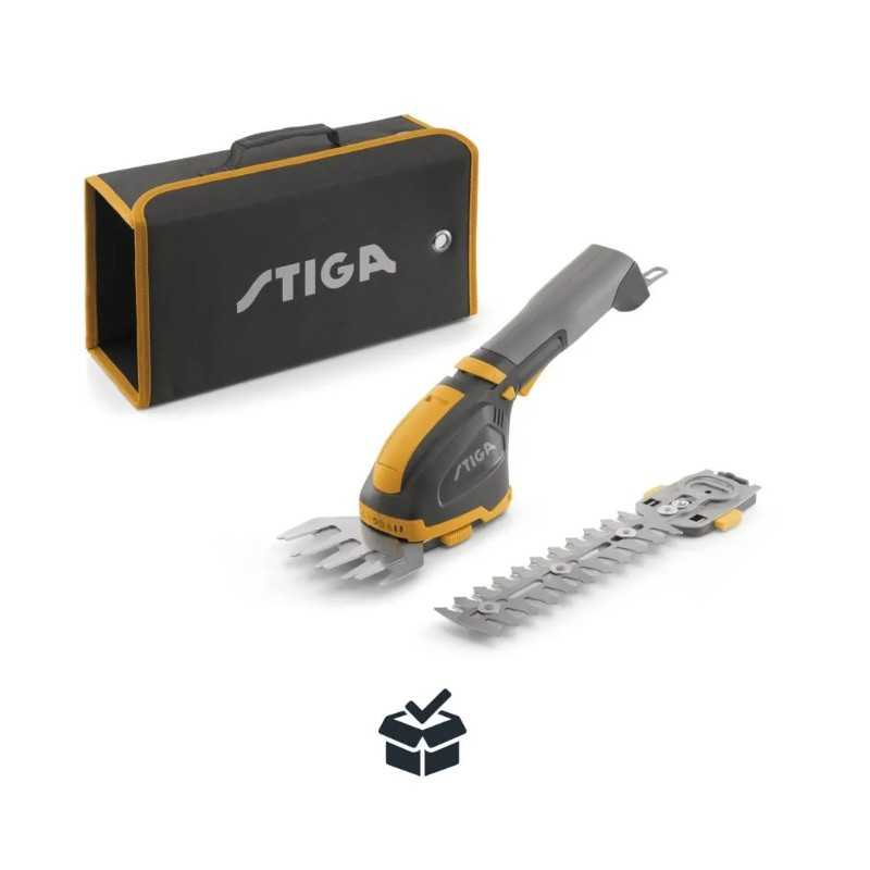 STIGA SGM 72 AE Multifunktionsschere mit 2,5-Ah-Akku und Ladegerät