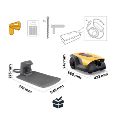 STIGA A 6v Bluetooth - 4G autonomous robot lawnmower up to 600 m2 | Newgardenmac.com