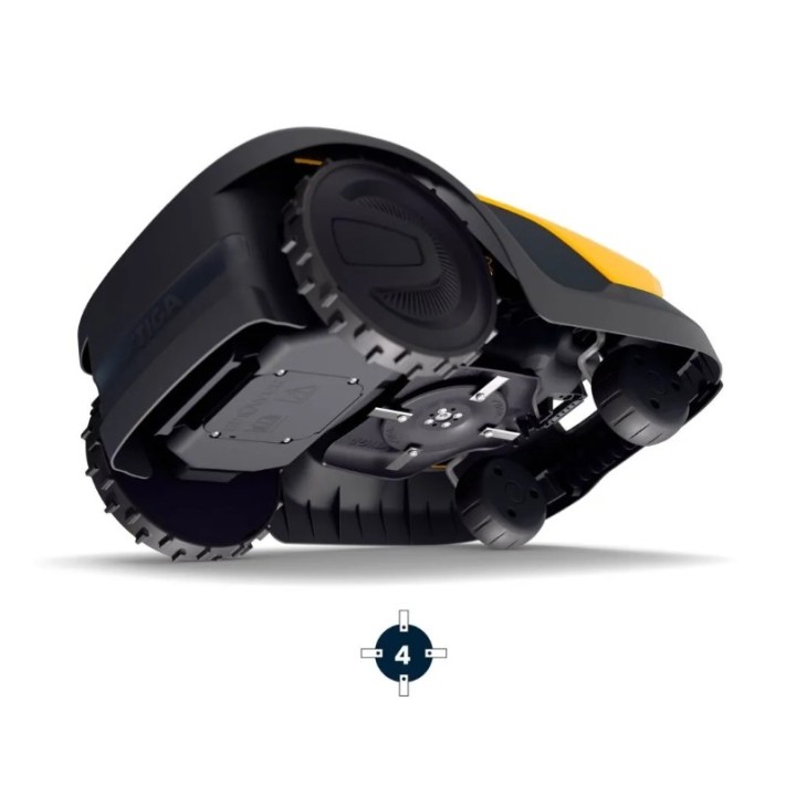 STIGA A 8v Bluetooth - 4G autonomous robot lawnmower up to 800 m2 | Newgardenmac.com
