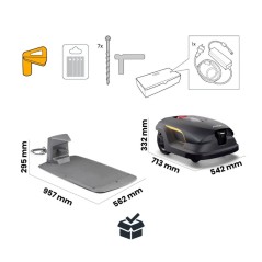 Tondeuse robot autonome STIGA A 50 V Bluetooth - 4G jusqu'à 5&nbsp;000 m² | Newgardenmac.com