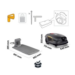 Tondeuse robot autonome STIGA A 100 V Bluetooth - 4G jusqu'à 10&nbsp;000 m² | Newgardenmac.com