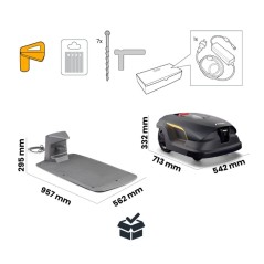 Tondeuse robot autonome STIGA A 140 V Bluetooth - 4G jusqu'à 14&nbsp;000 m² | Newgardenmac.com