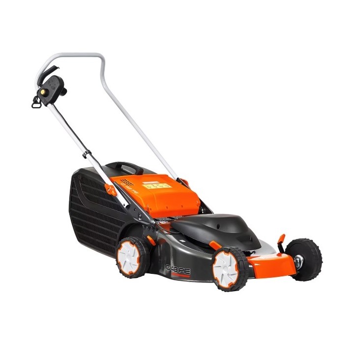 OLEOMAC G48PE COMFORT 1.6kW electric push lawnmower, 46cm cutting width, 60L grass catcher | Newgardenmac.com