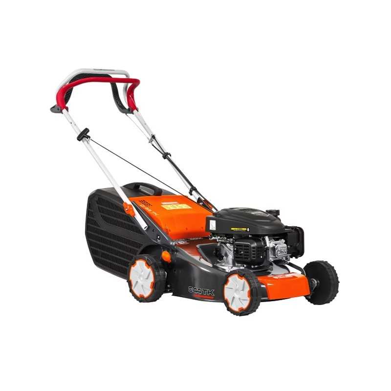 OLEOMAC G44TK COMFORT 123 cm³ Benzin-Rasenmäher mit Eigenantrieb, 41 cm Schnittbreite, 60 l Grasfangkorb