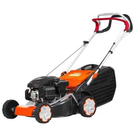 Tondeuse à gazon autotractée OLEOMAC G44TK COMFORT 123 cm³, largeur de coupe 41 cm, bac de ramassage 60 L