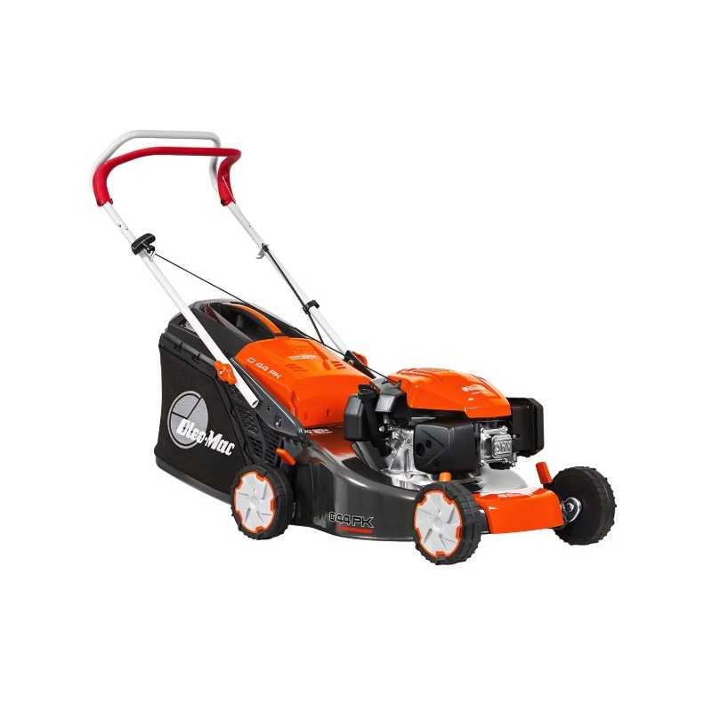 Cortacésped de gasolina OLEOMAC G44PK COMFORT PLUS de 139 cc, ancho de corte de 41 cm.