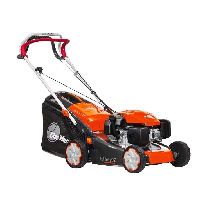 Cortacésped autopropulsado de gasolina OLEOMAC G44TK COMFORT PLUS de 139 cc, ancho de corte de 41 cm. | Newgardenmac.com