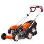 Cortacésped autopropulsado de gasolina OLEOMAC G44TK COMFORT PLUS de 139 cc, ancho de corte de 41 cm.