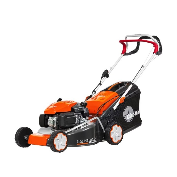 Tagliaerba a scoppio trazionato OLEOMAC G48TKE COMFORT PLUS 166 cc taglio 46 cm | Newgardenmac.com