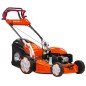 Cortacésped autopropulsado de gasolina OLEOMAC G53TK ALLROAD FLEX 4 de 196 cc, ancho de corte de 51 cm.