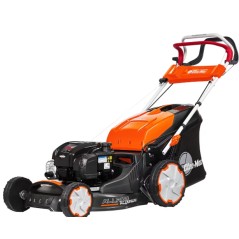 Cortacésped autopropulsado de gasolina OLEOMAC MAX53TBX ALLROAD ALUMINIUM de 163 cc, ancho de corte de 51 cm.
