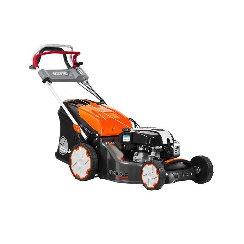 Cortacésped autopropulsado de gasolina OLEOMAC MAX53VBD ALLROAD ALUMINIUM de 161 cc, ancho de corte de 51 cm.