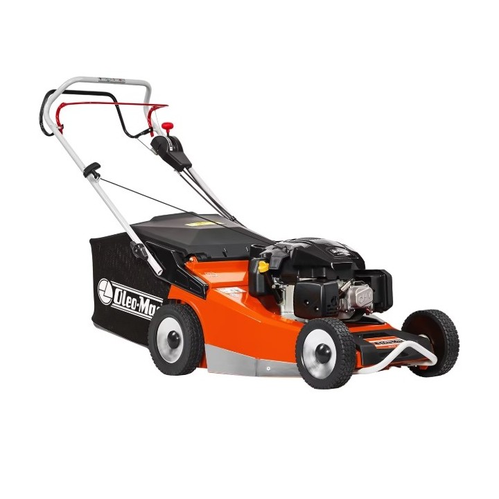 Tondeuse à gazon autotractée OLEOMAC LUX55TK 196 cm³, essence, largeur de coupe 53 cm, bac de ramassage 80 L | Newgardenmac.com