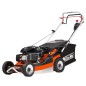 Cortacésped autopropulsado de gasolina OLEOMAC LUX55TK de 196 cc, ancho de corte de 53 cm, recogedor de hierba de 80 L.