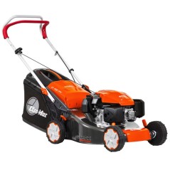 Cortacésped de gasolina OLEOMAC G48PK COMFORT PLUS de 139 cc, ancho de corte de 46 cm.