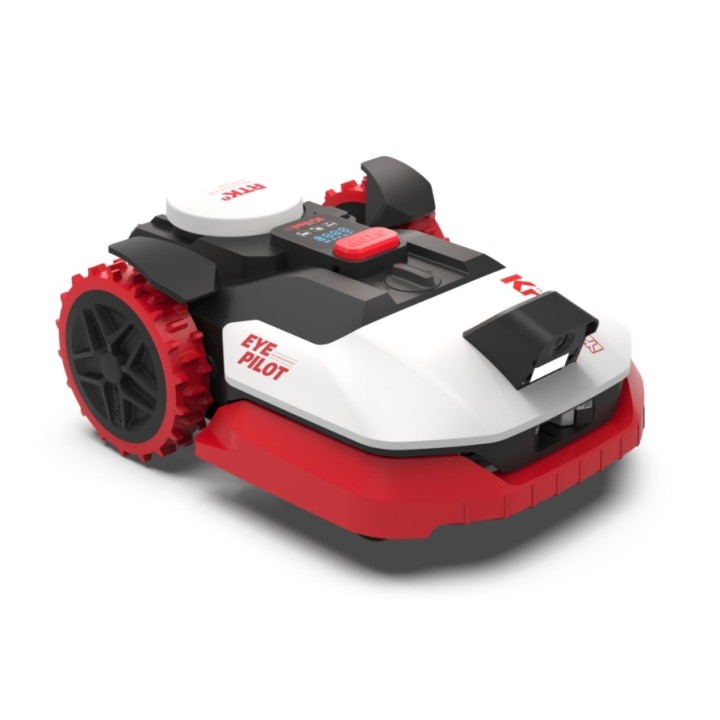 Tondeuse à gazon robot KRESS KR251E EyePilot 1000m2 RTKn AI VSLAM Wi-Fi - Bluetooth - Application | Newgardenmac.com