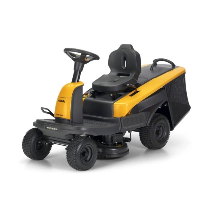Tondeuse autoportée à batterie STIGA SWIFT 372e avec une largeur de coupe de 72 cm | Newgardenmac.com