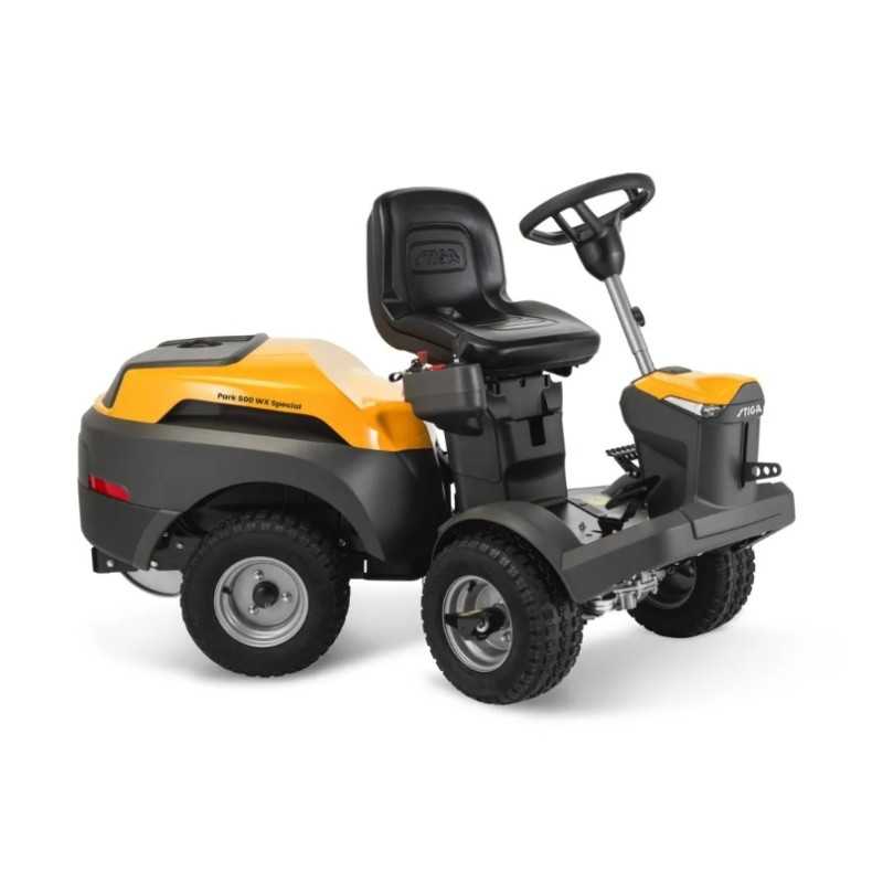 Tractor cortacésped delantero STIGA PARK 500 WX SPECIAL de 530 cc, plataforma plana excluida