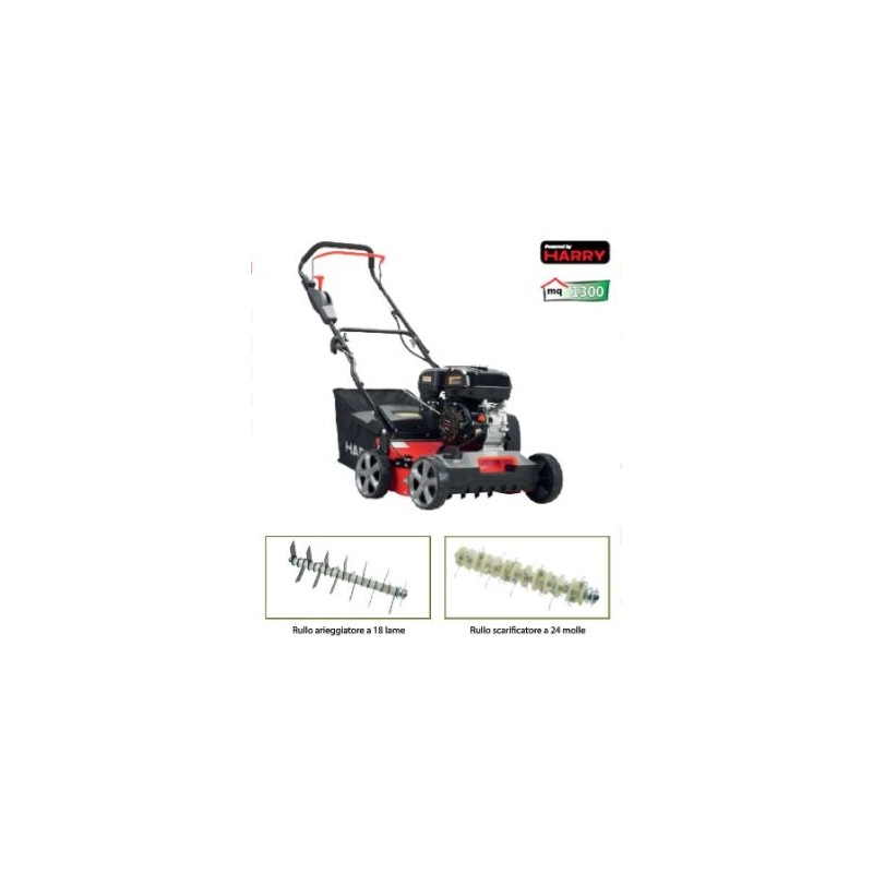 HARRY HRA 4022 C scarifier scarifier with HY215 212 cc engine 18 blades 24 springs