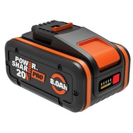 WA3648 - Worx 20 V 8 Ah lithium battery | Newgardenmac.com