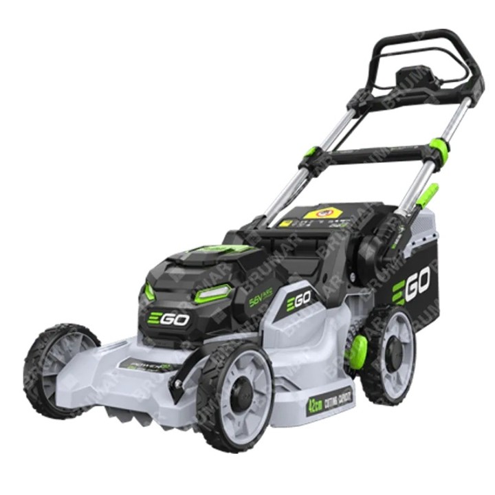 Tondeuse à gazon manuelle EGO LM1711E 56V sans balais, largeur de coupe 42 cm, bac de 55 L | Newgardenmac.com