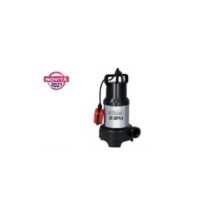 Electric submersible pump dark water ELPUMPS CT2274S 450 Watt depth 6mt | Newgardenmac.com