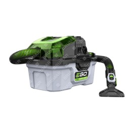 Bidone aspiratutto a batteria EGO WDV0300E 56V serbatoio 12L potenza 180 m3/h | Newgardenmac.com