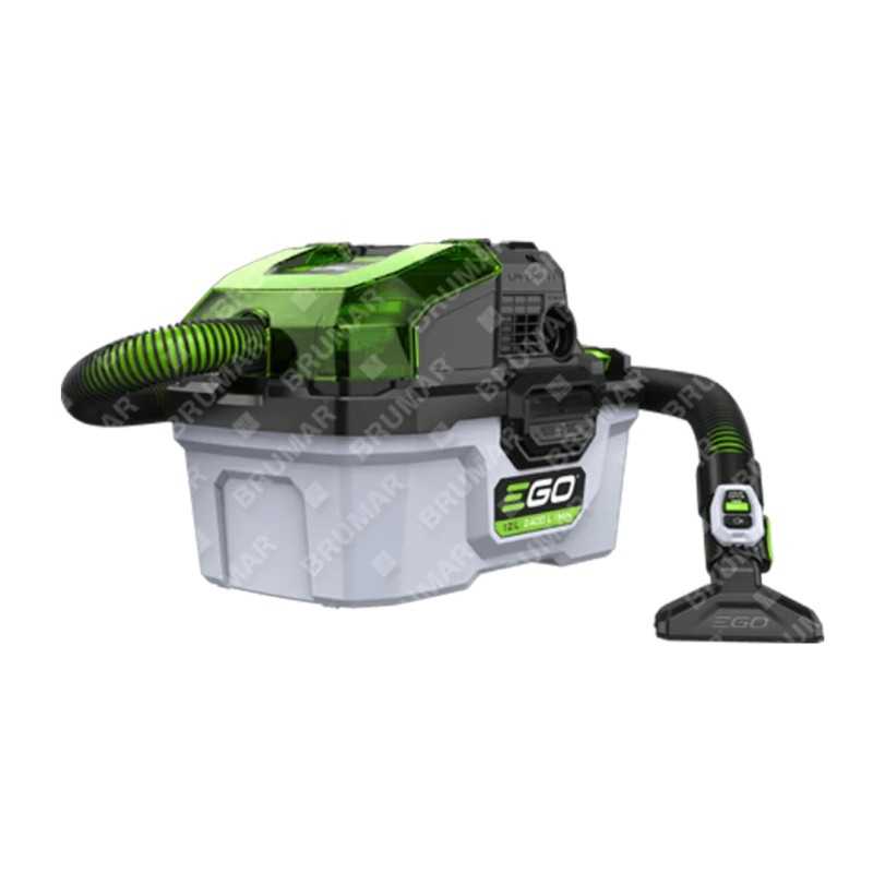 EGO WDV0300E 56V battery-powered vacuum cleaner with 12L tank and 180 m3/h power