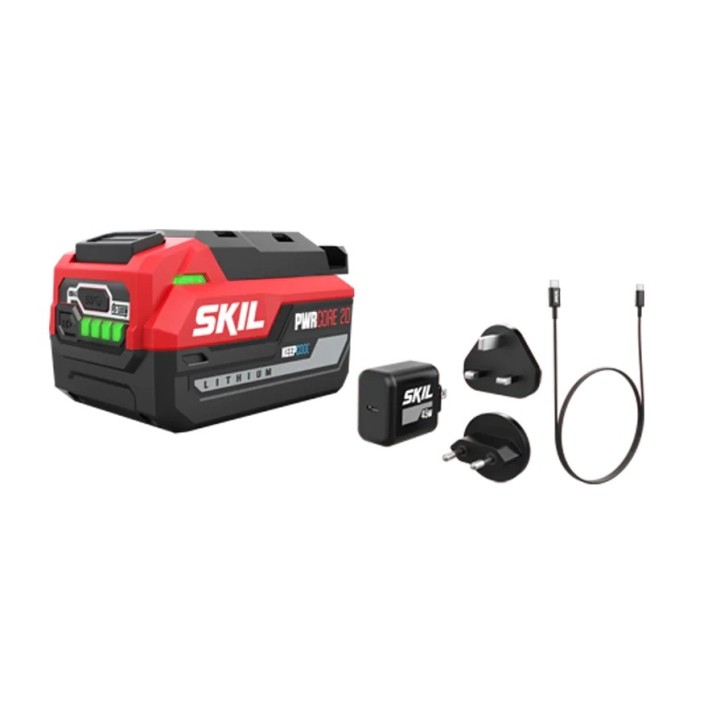 SKIL 3145BA PWRCORE 20 Lithium-Akku-Set 4,0 Ah + 3,0 A Ladegerät | Newgardenmac.com