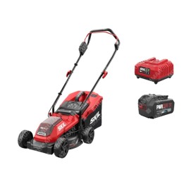 Cortacésped SKIL 0125AA de 20 V, corte de 32 cm, batería y cargador incluidos. | Newgardenmac.com