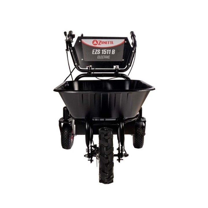 Carretilla eléctrica ZANETTI EZS1511B, capacidad de carga de 150 kg, con pantalla. | Newgardenmac.com
