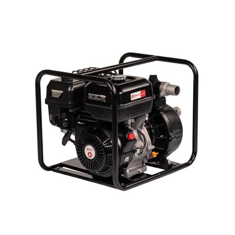 Motopompa benzina autoadescante ZANETTI ZBP50-420HA prevalenza max 85 m
