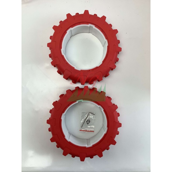 Kit de ruedas con clavos original para cortacésped robótico KRESS KR133E KR136E KR233E KA0222 | Newgardenmac.com
