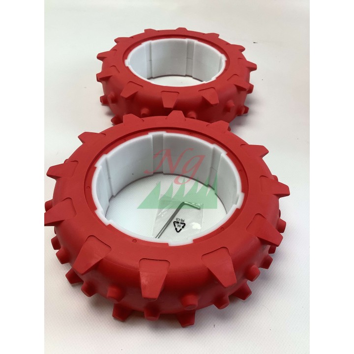 Kit de roues cloutées d'origine pour tondeuse robot KRESS KR133E KR136E KR233E KA0222 | Newgardenmac.com