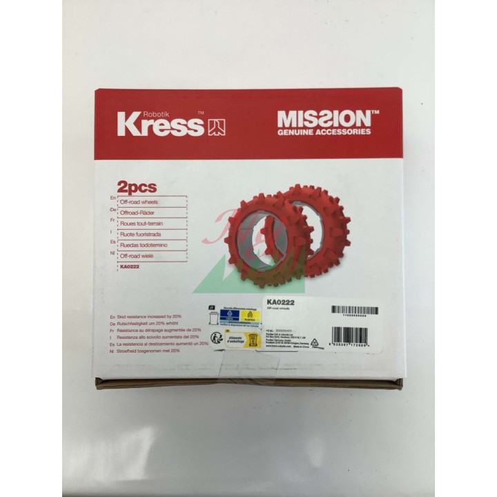 Kit de ruedas con clavos original para cortacésped robótico KRESS KR133E KR136E KR233E KA0222 | Newgardenmac.com