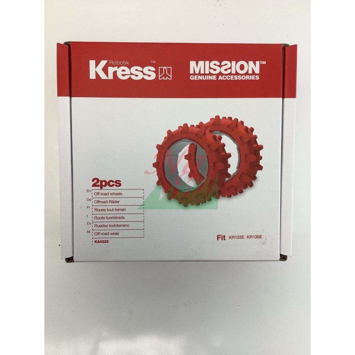 Original KRESS KR133E KR136E KR233E KA0222 Mähroboter-Radsatz mit Spikes | Newgardenmac.com