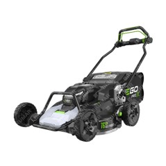 Cortacésped autopropulsado profesional a batería EGO LMX7600SP, ancho de corte de 76 cm, recogedor de césped de 88 L.