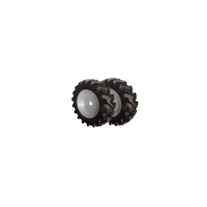 Pair of rubber wheels 5.00.10 MECCANICA BENASSI motor hoe 97002601 | Newgardenmac.com