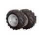 Par de ruedas de goma 16/650.8 MECCANICA BENASSI guadaña rotativa RF710 TR800 97007302