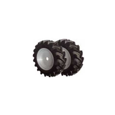 Paire de roues en caoutchouc 4.00.8 Tracteur à pédales MECCANICA BENASSI 97007502 | Newgardenmac.com