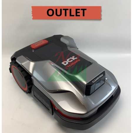OUTLET - EXPO - DCK E800 Tondeuse à gazon robot autonome 800 m² Wi-Fi - 4G - Bluetooth LiDAR IA | Newgardenmac.com