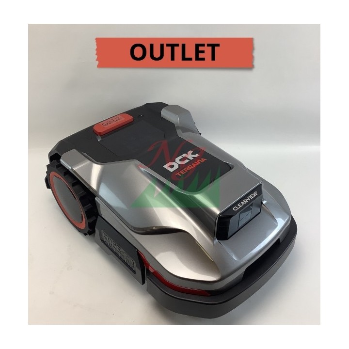 OUTLET - EXPO - DCK E800 Tondeuse à gazon robot autonome 800 m² Wi-Fi - 4G - Bluetooth LiDAR IA | Newgardenmac.com