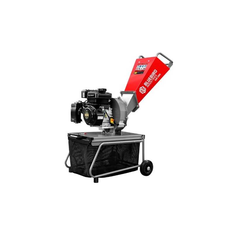 Biotrituratore a scoppio BLUEBIRD SHR1000 Rato 212cc taglio 290 mm cesto 60 L