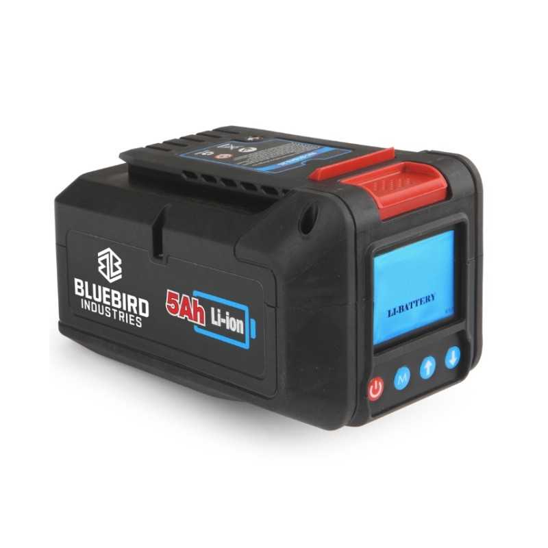 Batteria al litio BLUEBIRD 50.4V - 5Ah con display LCD 888300