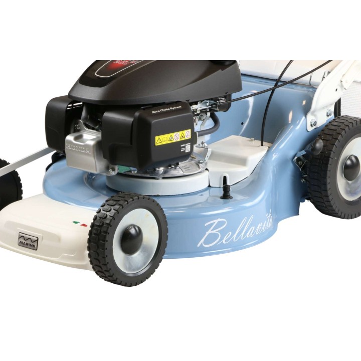 Cortacésped de gasolina MARINA F550 BELLAVITA, tracción 2WD - 4WD, 201 cc, ancho de corte de 52 cm, recogedor de césped de 70...